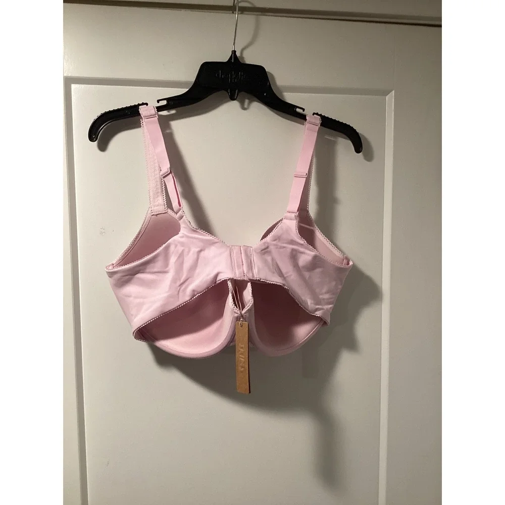 SKIMS Fits Everybody Picot T-Shirt Bra Cherry Blossom Pink 42DDD DM-DEM-8444W